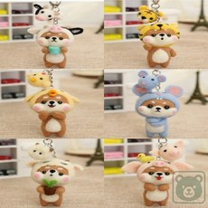 꼭필스 DIY 양모펠트 키트 시바견병아리 부직표인형