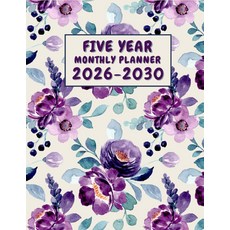 2026-2030 5년 월간 플래너: 2026년 1월부터 2030년 12월까지 미국 공휴일과 중요한 날짜 생일 연락처 비밀번호를 포함한 다이어리., 기본
