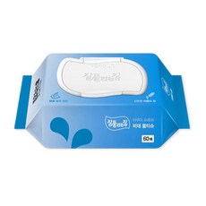 잘풀리는집 비데물티슈 캡형, 60매, 1개