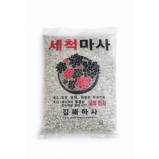 세척마사토 약2Kg 김해마사 편리한 마사토 분재용 난용 관엽수용 다용도 분갈이용 돌 자갈 모래 케이스스탁, 2L, 1개