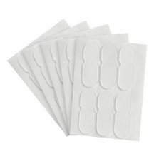 精靈耳貼 隱形美容貼 角色扮演道具 招風耳造型 拍照修飾 6對入, 1個, 一張6對, 透明