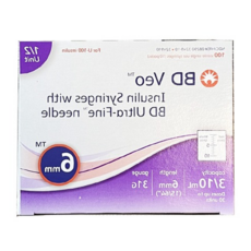 BD 인슐린 주사기 0.3cc 울트라파인 멸균 주사 1 2단위 100개 324910