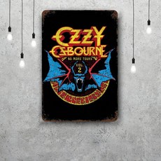 장식 포스터 빈티지 주석 간판 금속 플라크 펍 맨 케이브 클럽 벽장식, 9. Style-9