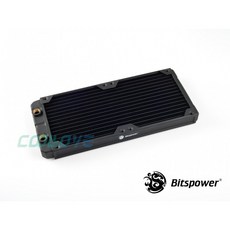 小白的生活工場*Bitspower BP-NL-SF280-F4PB 280 薄型水冷排, 1個