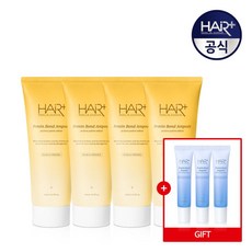 [헤어플러스] 단백질 본드 퍼퓸 앰플 에센스 페어 앤 프리지아 145ml X4개 + 앰플 15ml X3개 / 노워시 트리트먼트, 4개, 100ml