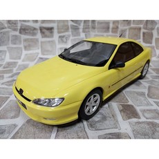 OTTO Peugeot 406 Ph.1 Coupe V6 鮮黃色 模型車, 1個