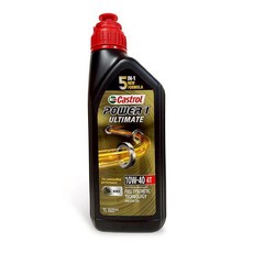 Castrol 嘉實多POWER1 ULTIMATE 10W-40 4T 全合成機油，卓越保護引擎，提升加速性能, 1個, POWER 1 ULTIMATE 10W40