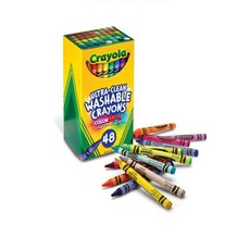 업위드 크레욜라 워셔블크레용 48색 수성크레용 낙서크레용 크래용