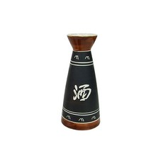[유포] 일본풍 한자 도자기 술병 도쿠리 사케 이자카야 일식집 전통주 독구리 250ml, 술잔