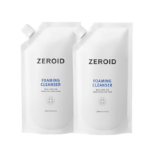 제로이드 포밍 클렌저 240ml 리필 2개입, 2개