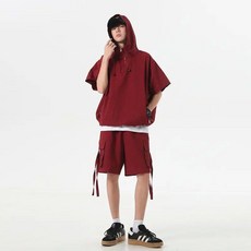 夏季新款休閒運動短袖短褲套裝 男女款潮流寬鬆透氣薄款