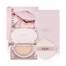 [I클리오I] 킬커버 메쉬 글로우 쿠션 [본품+리필] 색상 택1, 02 란제리, 1개