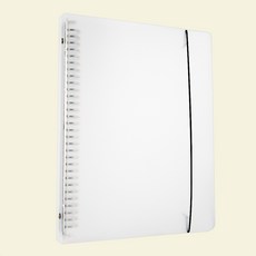 좋은문구 A4 30공 PP 밴드 바인더, 화이트