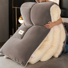 OYEAH 양털 캐시미어 이불 겨울 이불 두꺼운 이불 양면 이불, 다크그레이