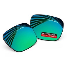 ILikeo PRO+ 폴리카보네이트 편광 교체 렌즈 레이밴 라이트포스 RB4195 52mm 선글라스용 - 제이드 그린 84588