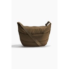 국내백화점 H&M 가디건 브랜드관 패딩 크로스백 카키 그린 1297502001 커플 사무실 (BK파우치 증정)