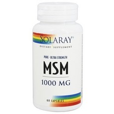 Solaray MSM補充膠囊 1000mg, 60顆, 1罐