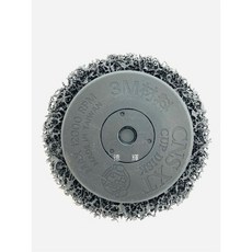 「德輝五金」黑輪 不織布輪 3M黑輪 黑金鋼 研磨黑輪 黑色研磨絨盤 除鏽磨盤, 1個, 無牙