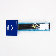 Mizuno 頭帶 運動休閒訓練健身 毛巾布吸汗 美津濃 32TY2X0594Q, 黑/水藍, 1個
