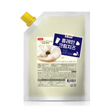 로젠치즈 플레인 크림치즈 1kg 냉장 베이글 토스트용 업소용, 1개