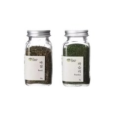 (수입향신료 모음)건바질+건파슬리/시즈닝/분말/만능/양념/가루/조미료/향신료/파우더, 1개