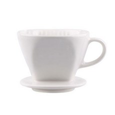 프랜드 화이트 도자기 커피 드리퍼 102LD 2~4인용wat9+3okk