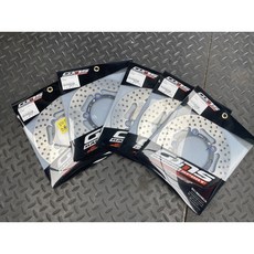 VOS偉士狗肉車坊 Vespa GJMS 加大浮動碟盤 220mm 黑化盤 春天 衝刺 LX LT S Gts Gtv, 1個, 小車5h/220mm（黑化盤鈦色扣）