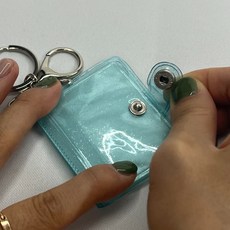 온코 스티커북 증사바인더 띠부띠부씰북 미니앨범 샤이니블루