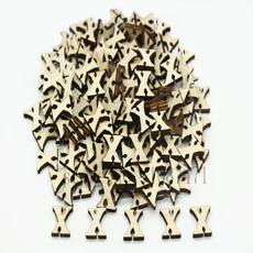 208pcs 8set 26 영어 알파벳 문자 나무 번호 가구 장식 예술 편지 디지털 디스플레이, 23 Letter X, 01 10mm--15mm 208pcs