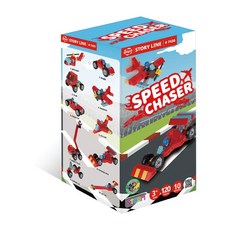 智高2公分積木系列 工程世界/恐龍世界/極速先鋒車 (新版積木，現貨快出), 1個, 智高-極速先鋒車 #7426 新版, 紅色