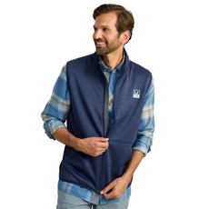 HUK 남성용 Coldfront+ 조끼 추운 날씨 활동을 위한 단열 방수 야외 레이어 해군 사관학교 헤더