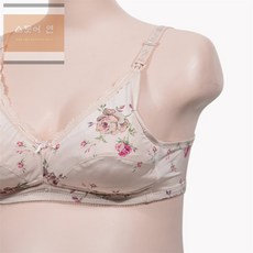 스토어연 플라워 패턴 산전산후 겸용 노와이어 B컵 수유브라 수유 브라