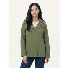 올리비아하슬러 그린 간절기 후드 탈부착 점퍼 OHCSJP202_P385620855 561988