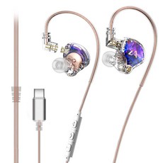 고음질 유선 인이어 이어폰 마이크내장, A, Type-C 접구