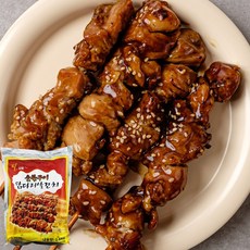 화영 숯불구이 닭다리살꼬치 / 데리야끼맛 미니닭꼬치, 1.6kg, 1개