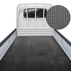 예스카 포터2 봉고3 라보 다마스 적재함 매트 TPR 고무매트 고무판 장축 초장축 특장차, 포터2 1톤 슈퍼캡 초장축 (163x286)