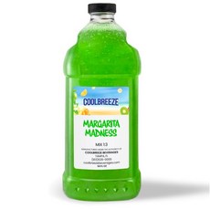 쿨 브리즈 베버리지스 바로 사용 가능한 슬러시 믹스 마가리타 64 fl.oz Cool Breeze Beverages Ready To Use Slush Mix Margarita, 1.925L, 1개