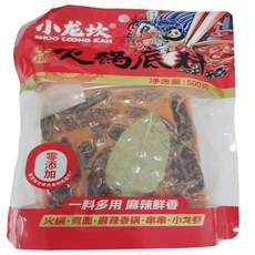 小龍坎 四川老火鍋 牛油火鍋底料500g-家庭號 (口味厚重 辛辣 濃香), 500g, 1個