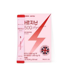 아르지닌 3500 8g x 30포 에너지 부스터 애즈유 환인제약, 240g, 1개