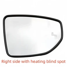 렉서스 ES200 2019-2023 사이드 미러 렌즈 문짝 윙 난방 사각지대 포함 화이트 유리, 01 1pcs right blind spo