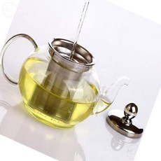 해들소다추천샵 내열유리 차포트 1L 스텐거름망 찻주전자