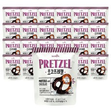 초코 미니프레첼, 24개, 45g