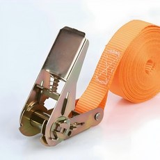 라쳇 타이트너 라쳇 스트랩 라쳇 버클 화물 고정 라쳇 라쳇 벨트 짐 고정 라쳇 화물 고정 스트랩 두꺼운 포장 끈 라쳇 타이트너 강력한 고정력 2.5cm*5m, 1개
