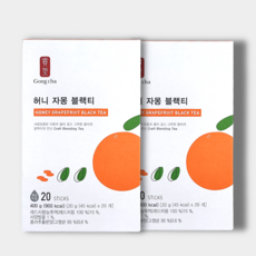 공차 허니자몽블랙티, 20g, 20개입, 2개
