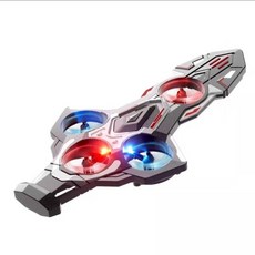 SONGNI 遙控飛行玩具，四軸飛行器，穩定易操作，室內外皆宜, 黑.灰, 6個