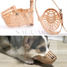 SG 애견 플라스틱 입마개 애견입마개, 3호