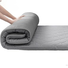 요매트 두꺼운 기숙사 옐로우 펜션이불 까는 손님 요토퍼 누빔 토퍼 바닥요매트 사계절 이불, 항균 지아이그레이