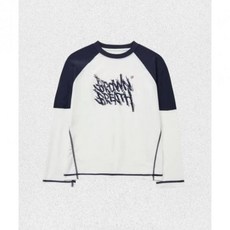 매장정품 브라운브레스 BROWNBREATH 키즈 COLOR BLOCK RASH GUARD TEE - WHITE KLMMSWT01WT 1492718