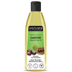 Soulflower Soulflower Castor Oil for Hair & Skin Hair Oil for Hair nourishment Care Hair thinning 12