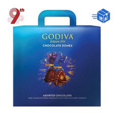 歌帝梵 臻粹綜合巧克力禮盒 45顆 450公克 巧克力圓頂, 1個